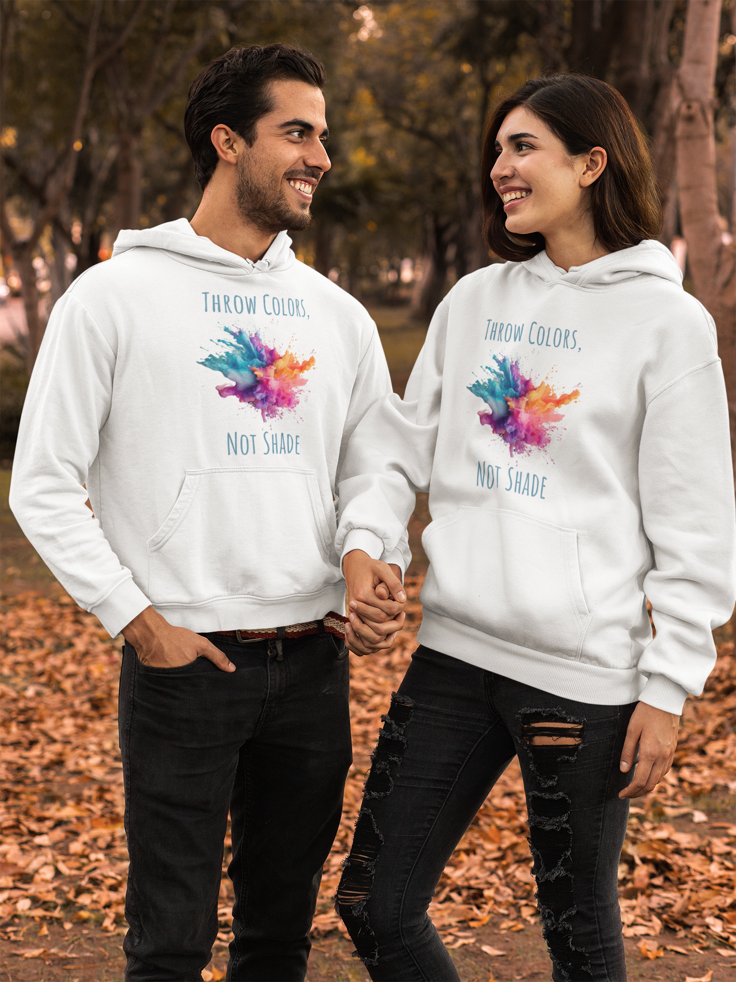 Unisex Holi Hoodie -Throw Colors, Not Shade