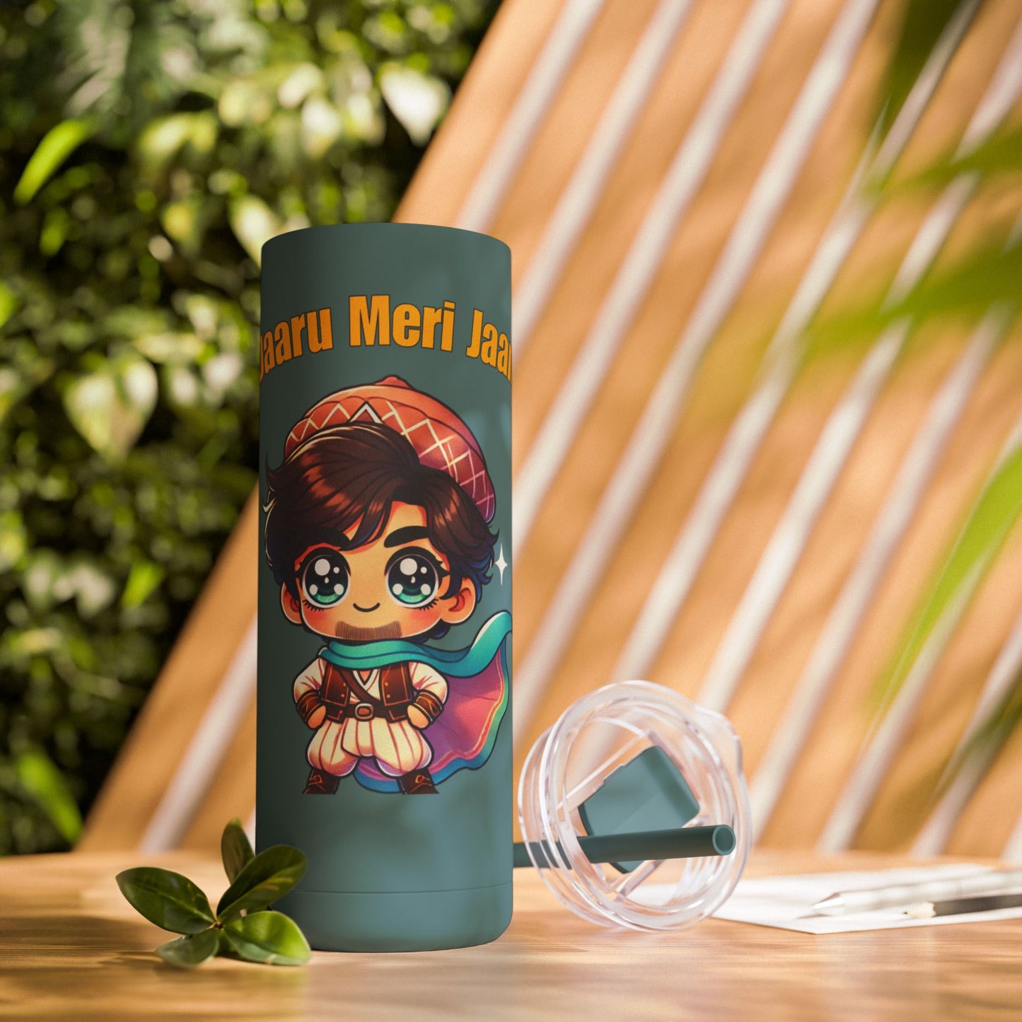 Daaru Meri Jaan - Skinny Matte Tumbler, 20oz