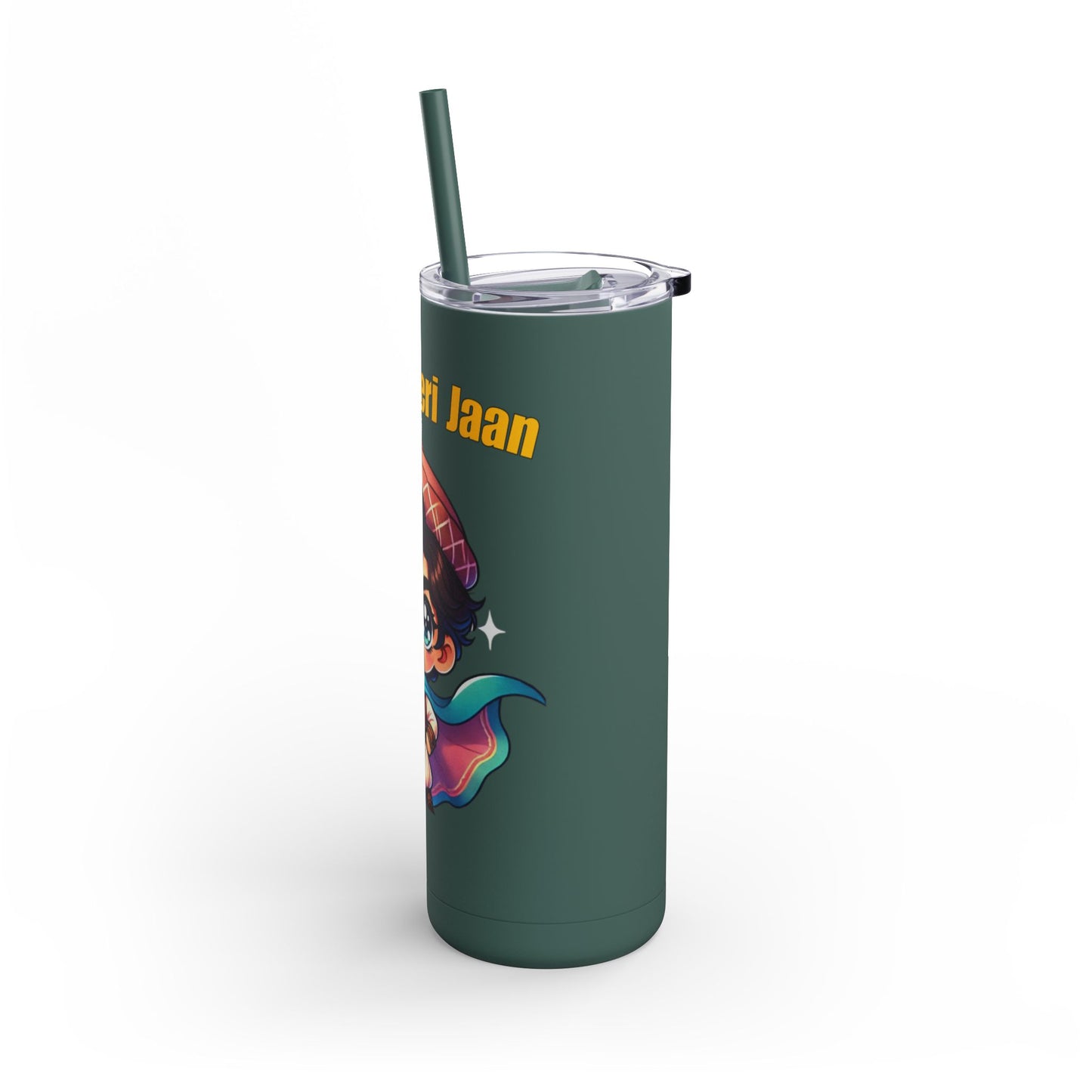 Daaru Meri Jaan - Skinny Matte Tumbler, 20oz