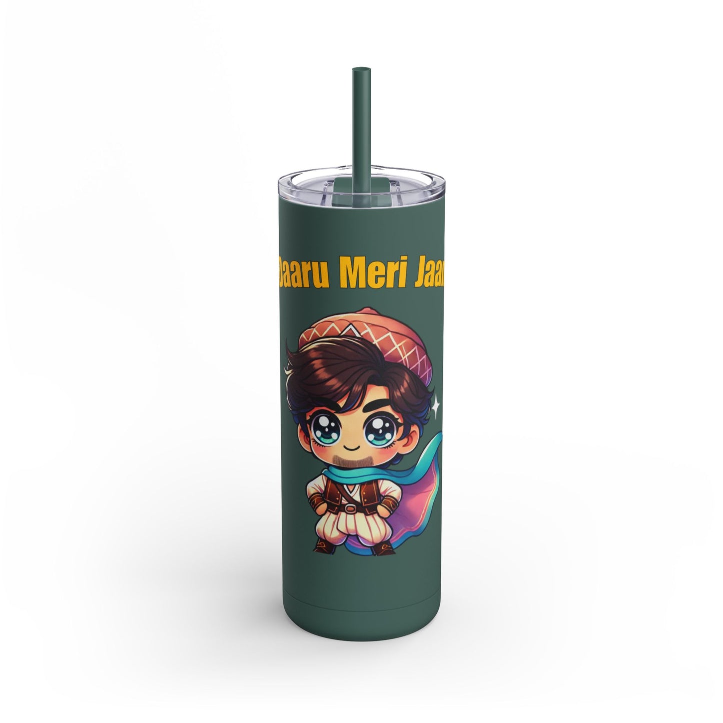 Daaru Meri Jaan - Skinny Matte Tumbler, 20oz